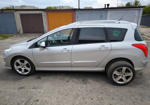 Peugeot 308 cena 13900 przebieg: 234000, rok produkcji 2008 z Konin małe 352